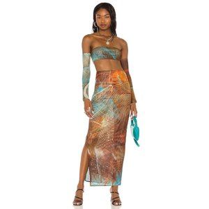 Farai London X REVOLVE Leila Skirt Set in Multi Medium